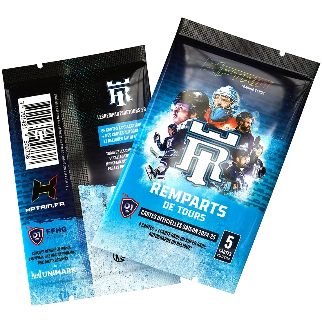 Cartes Kptain® Remparts de Tours 2024-25 - Packs à l'unité