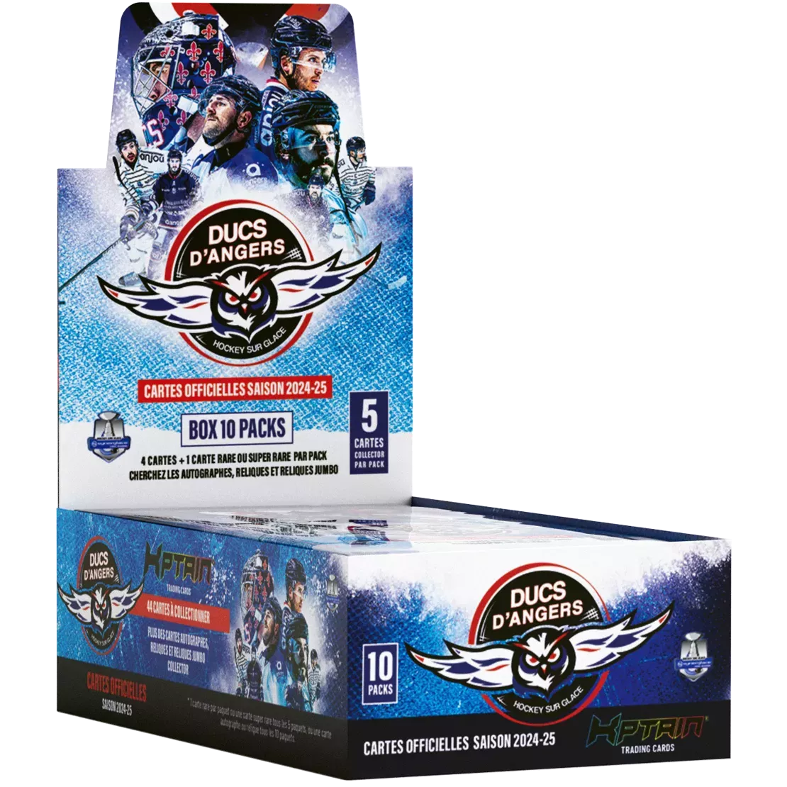 Cartes Kptain® Ducs d'Angers 2024-25 - Boîte de 10 packs