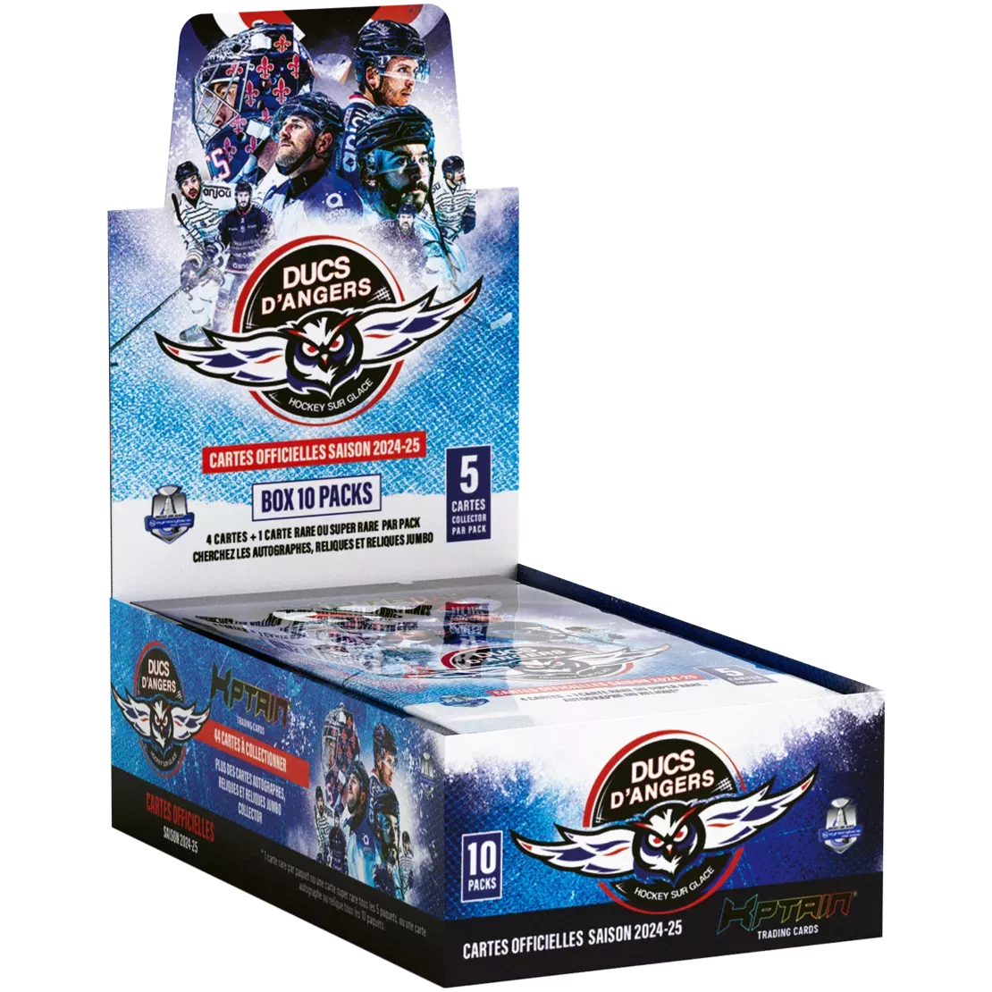 Cartes Kptain® Ducs d'Angers 2024-25 - Boîte de 10 packs