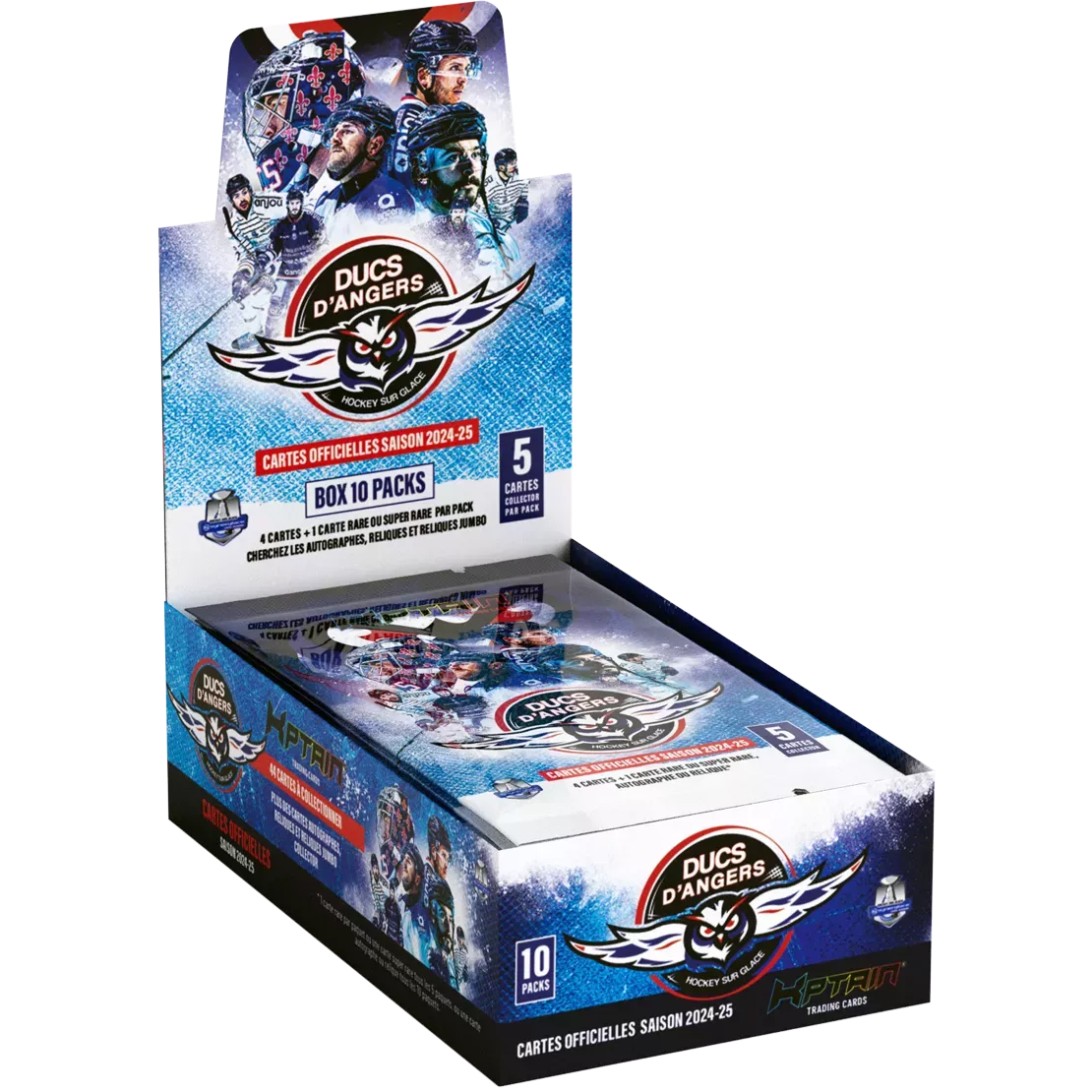 Cartes Kptain® Ducs d'Angers 2024-25 - Boîte de 10 packs
