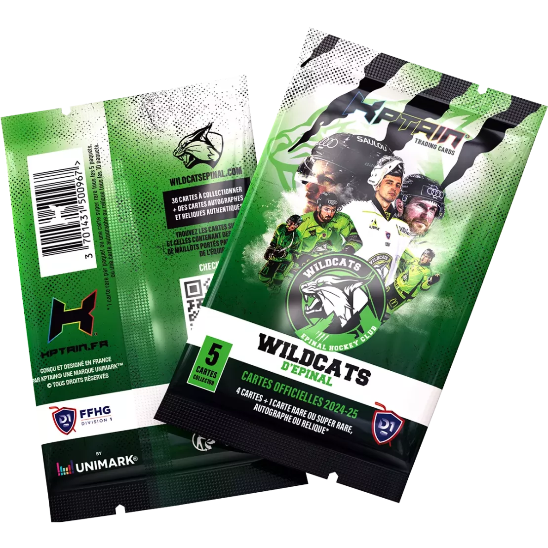 Cartes Kptain® Wildcats d'Epinal 2024-25 - Packs à l'unité