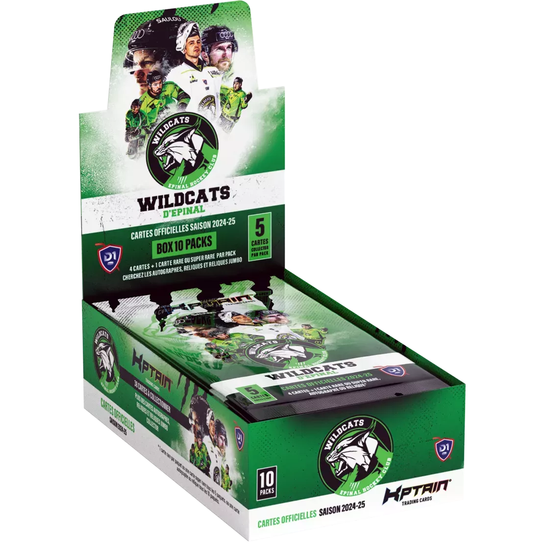 Cartes Kptain® Wildcats d'Epinal 2024-25 - Boîte de 10 packs