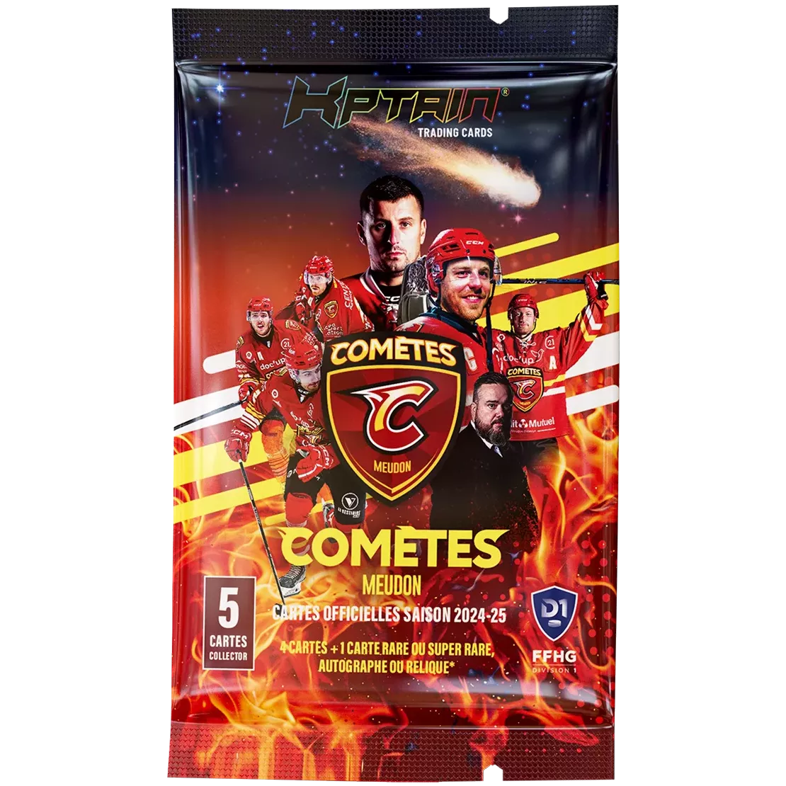 Cartes Kptain® Comètes de Meudon 2024-25 - Packs à l'unité