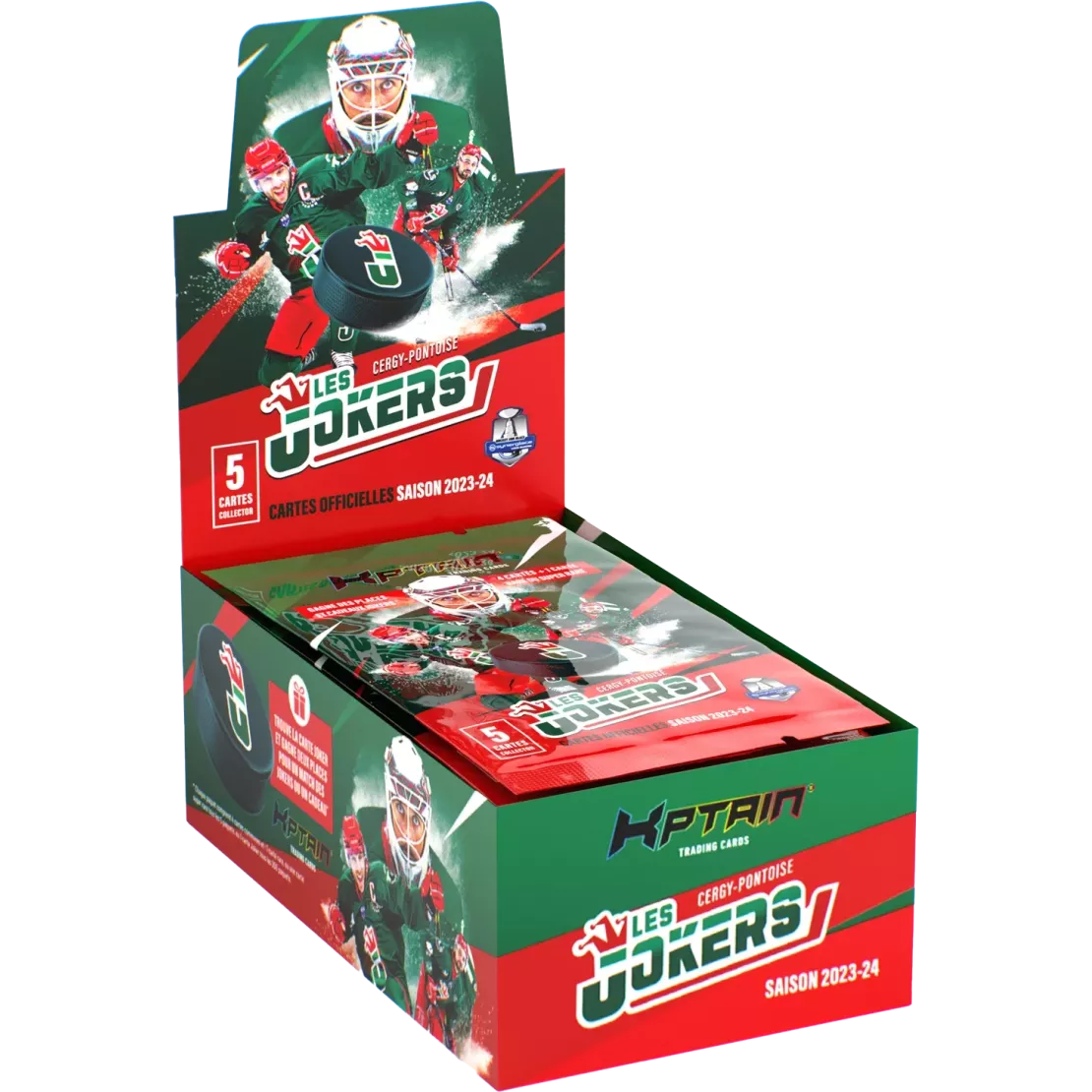 Cartes Kptain® Jokers de Cergy 2023-24 - Boîte de 10 packs