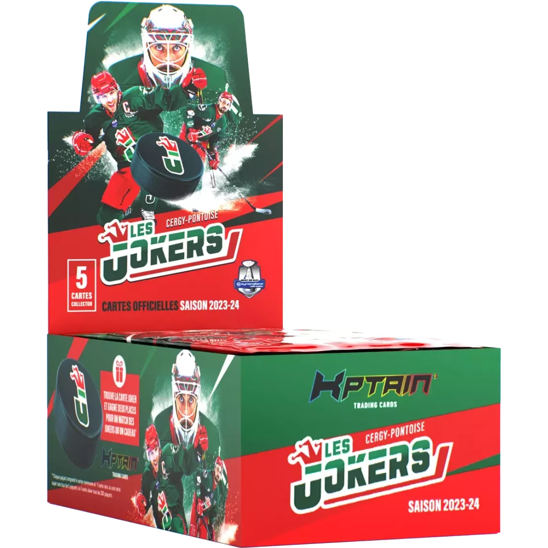 Cartes Kptain® Jokers de Cergy 2023-24 - Boîte de 10 packs