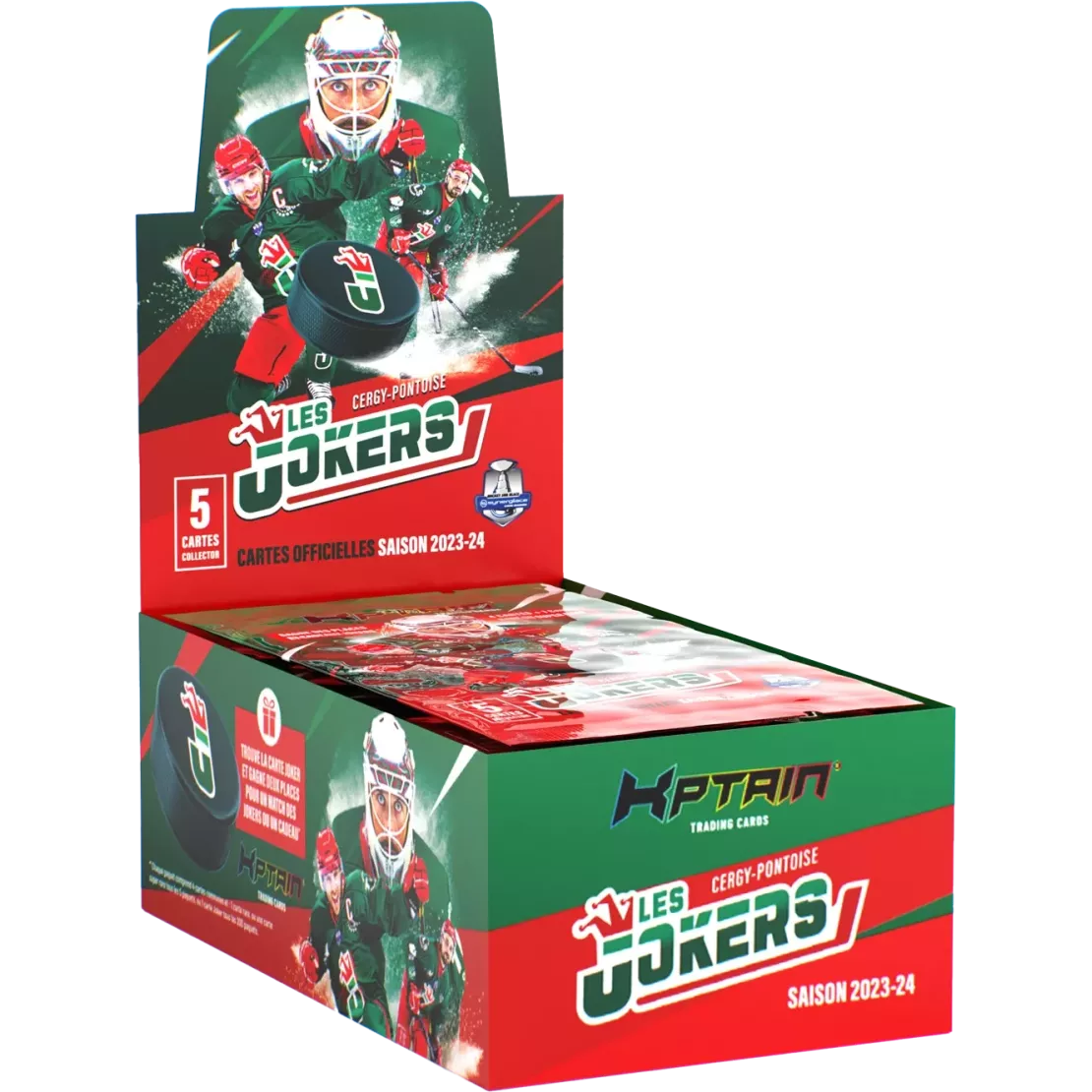 Cartes Kptain® Jokers de Cergy 2023-24 - Boîte de 10 packs