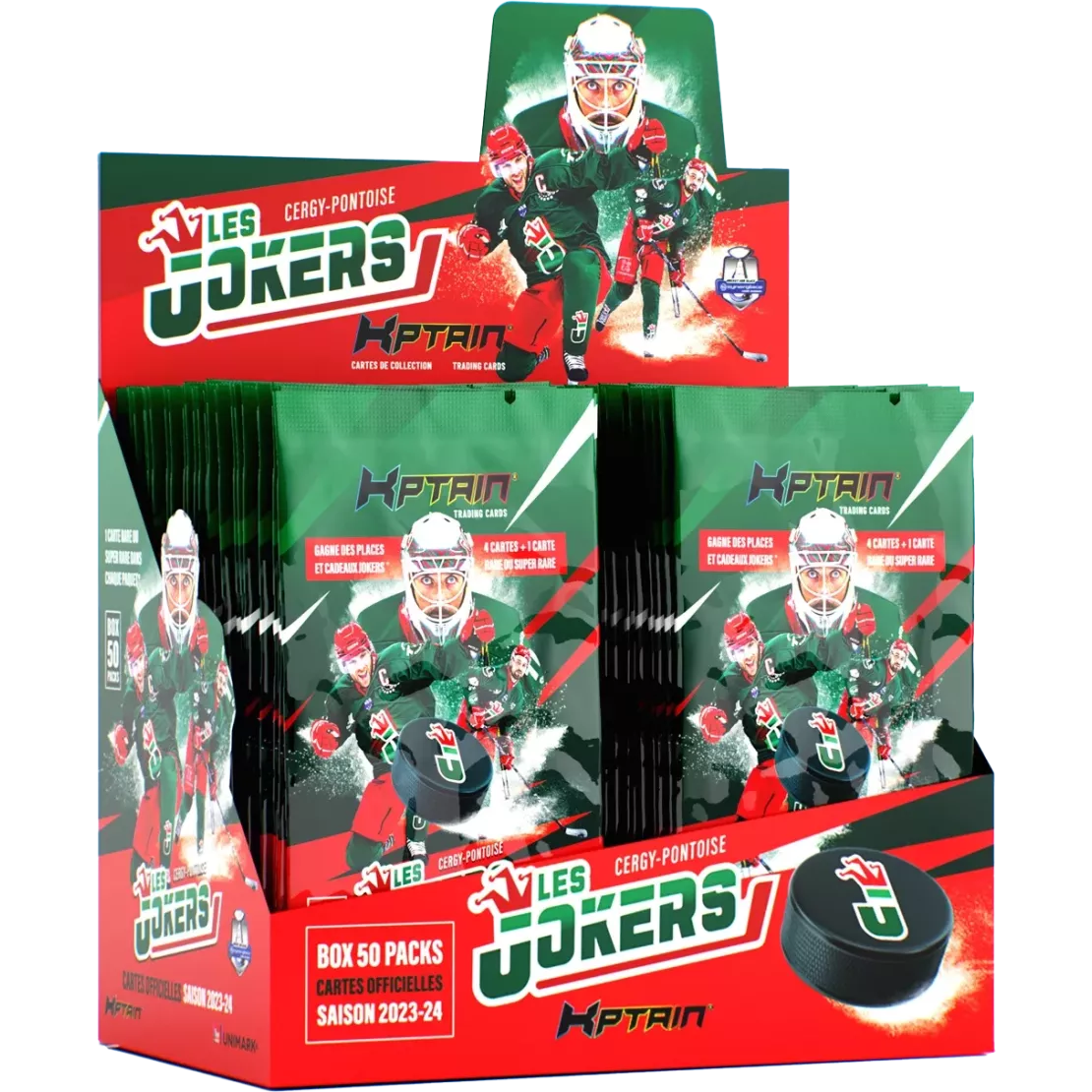 Cartes Kptain® Jokers de Cergy 2023-24 - Boîte de 50 packs