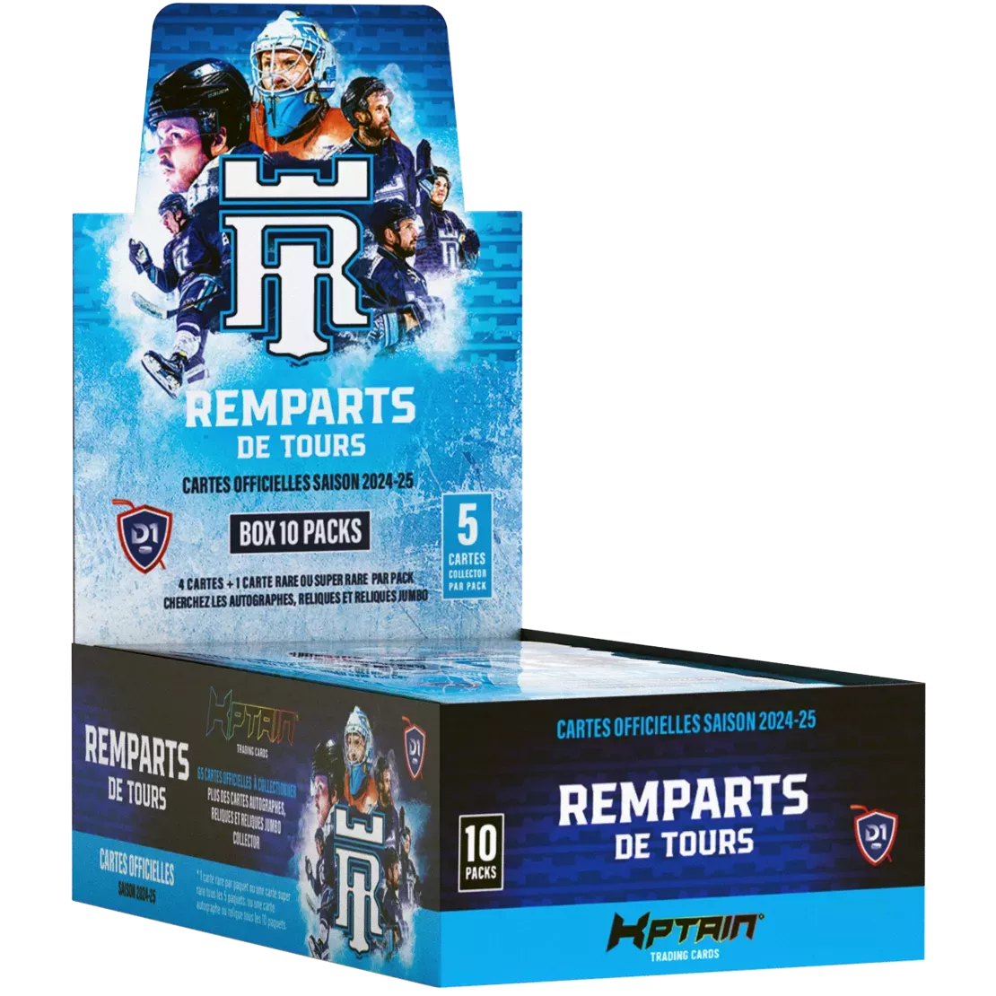 Cartes Kptain® Remparts de Tours 2024-25 - Boîte de 10 packs