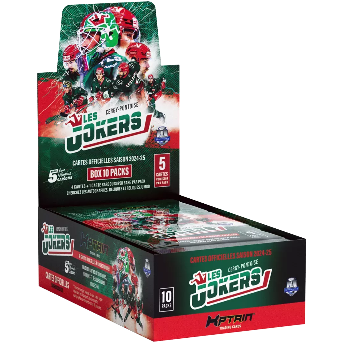 Cartes Kptain® Jokers de Cergy 2024-25 - Boîte de 10 packs